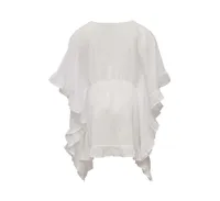 Toddler, Child Girls White Frilled Cover Up