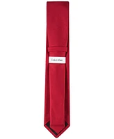 Calvin Klein Men's Silver-Spun Solid Tie