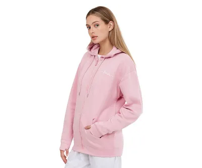 Womens Jayla Zip Hoodie Pink