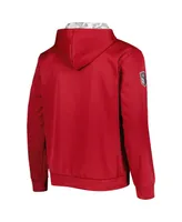 Men's Colosseum Crimson Oklahoma Sooners Oht Military-Inspired Appreciation Team Color Pullover Hoodie