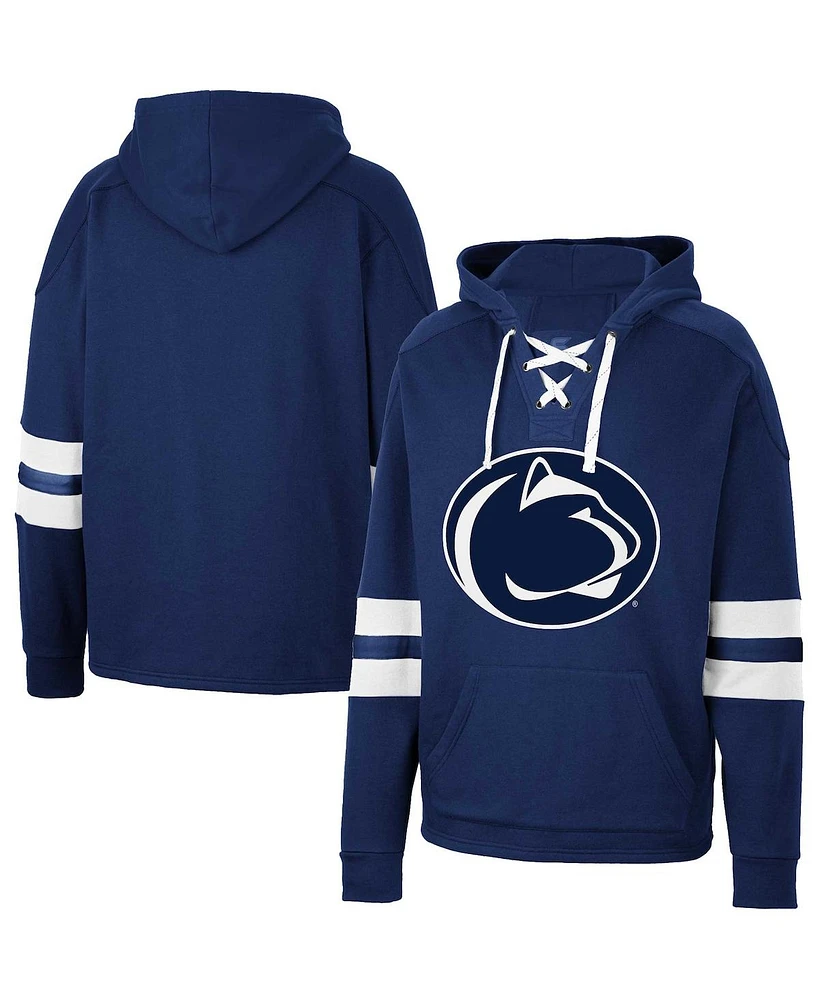 Men's Colosseum Penn State Nittany Lions Lace-Up 4.0 Pullover Hoodie