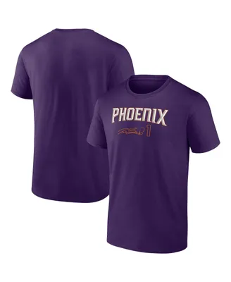 Men's Fanatics Devin Booker Purple Phoenix Suns Name and Number T-shirt