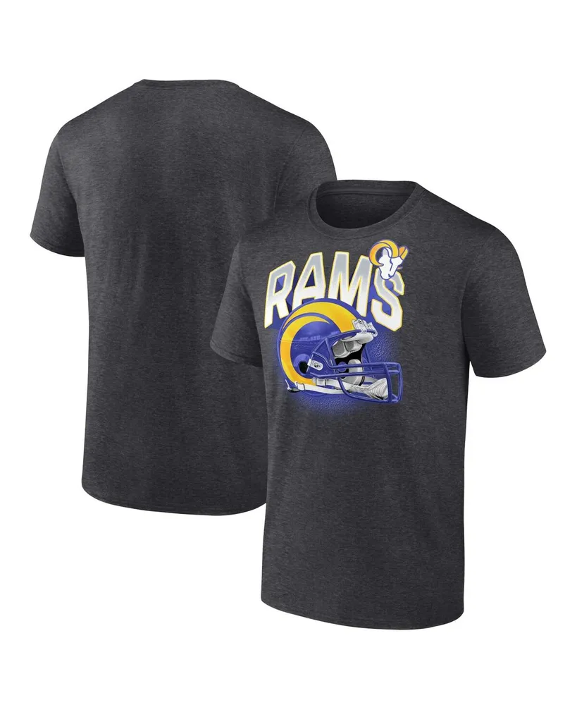 Men's Fanatics Branded Heathered Gray Los Angeles Rams Big & Tall Fade Out  Team T-Shirt