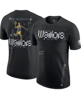 Men's Nike Black Golden State Warriors Courtside Air Traffic Control Max90 T-shirt