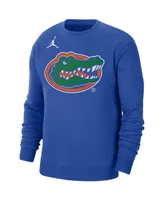 Men's Jordan Royal Florida Gators Wordmark Pullover Sweatshirt