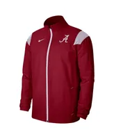 Men's Nike Crimson Alabama Tide Woven Full-Zip Jacket