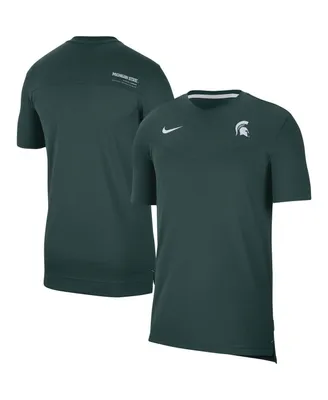 Men's Nike Green Michigan State Spartans 2022 Coaches Uv Performance T-shirt