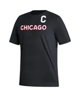 Men's adidas Jonathan Toews Black Chicago Blackhawks Reverse Retro 2.0 Name and Number T-shirt