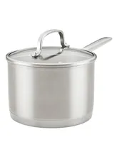 KitchenAid 3 Ply Base Stainless Steel 3 Quart Saucepan with Lid