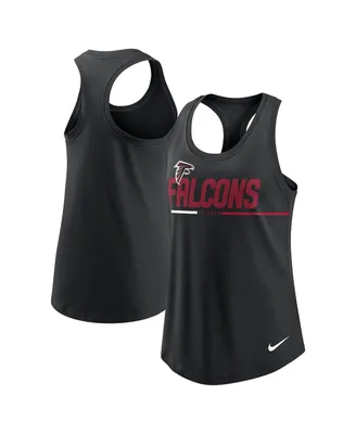 Women's Nike Black Atlanta Falcons Team Name City Tri-Blend Racerback Tank Top