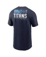 Men's Nike Navy Tennessee Titans Team Incline T-shirt