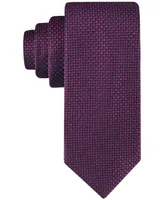 Calvin Klein Men's Steel Micro-Dot Solid Tie