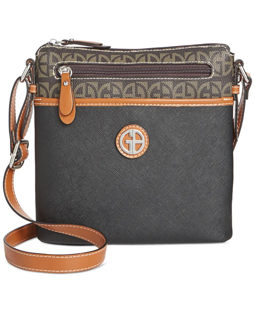 Giani Bernini Block Signature North South Crossbody, Created for Macy's