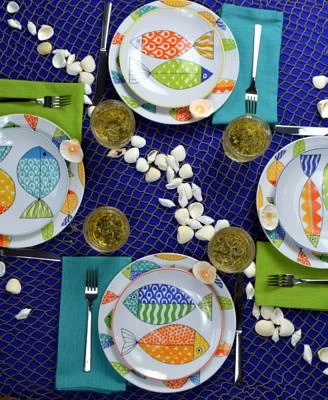 Euro Ceramica Fresh Catch Dinnerware Collection