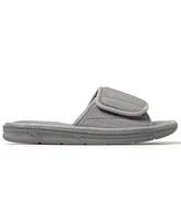Dearfoams Men's Collin Terry Adjustable Shower Slide House Slipper