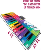 Play22 Colorful Keyboard Playmat 71" - 24 Keys Piano Play Mat