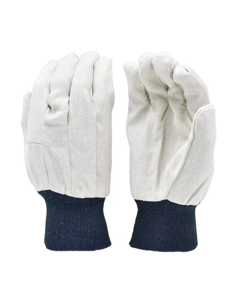 Do it Men's Large PVC Grip Cotton Canvas Work Glove