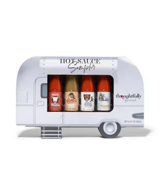 Thoughtfully Gourmet, Airstream Hot Sauce Gift Set, Set of 4 - Assorted Pre