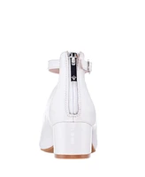 Nina Little Girls Lennie Ankle Strap Zipper Closure Pumps