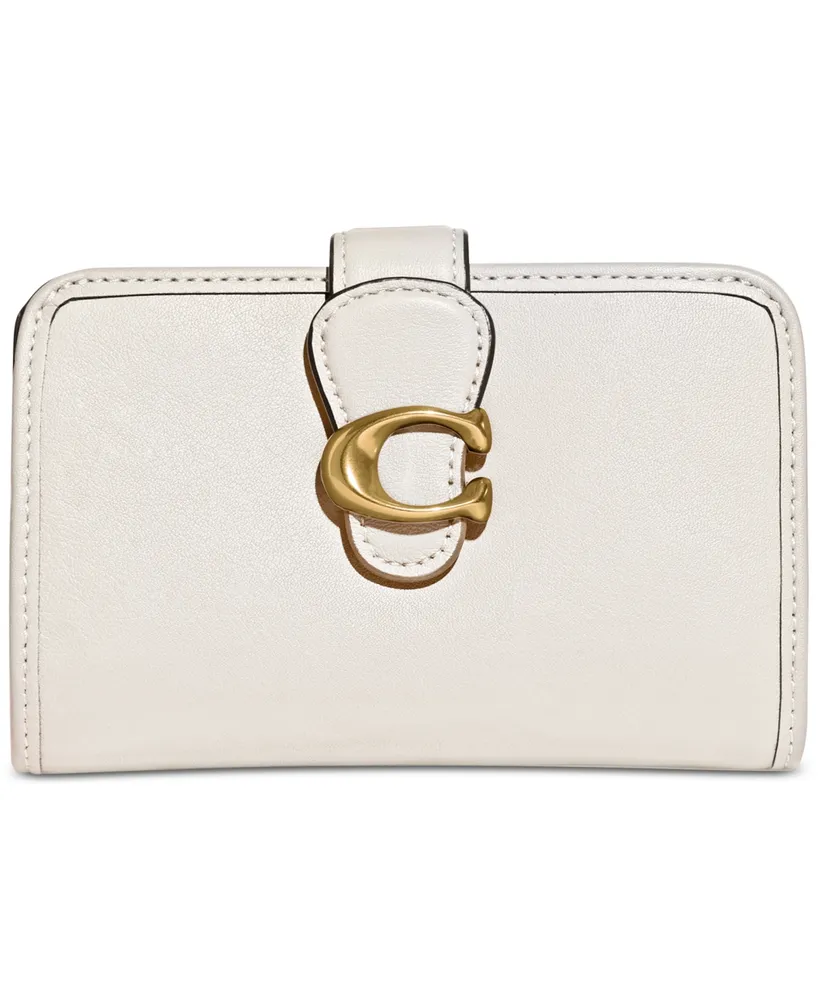 Coach Tabby Smooth Leather Medium Snap-Closure Wallet