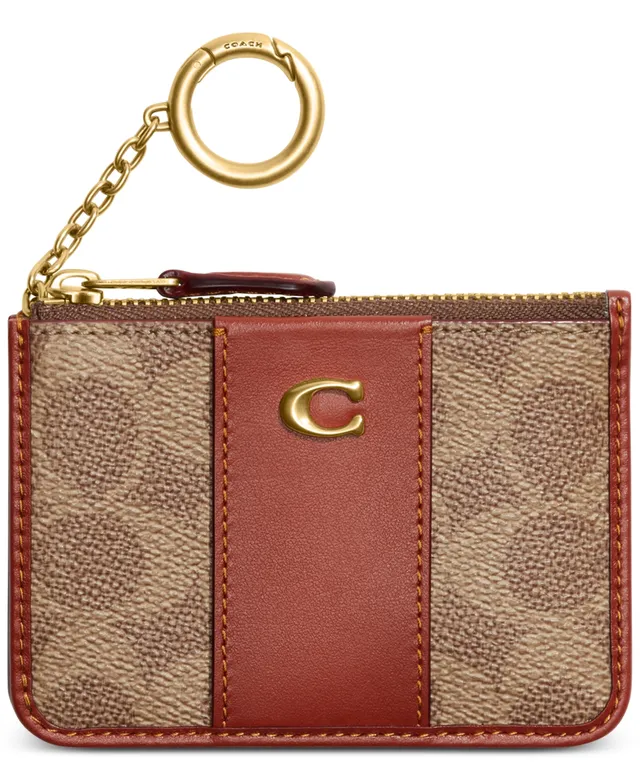 COACH Wyn Leopard Printed Leather Small Wallet - Macy's