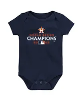 Infant Boys and Girls Fanatics Navy Houston Astros 2022 World Series Champions Logo Bodysuit