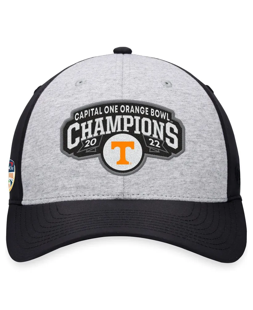 Men's Top of the World Heather Gray Tennessee Volunteers 2022 Orange Bowl Champions Adjustable Hat