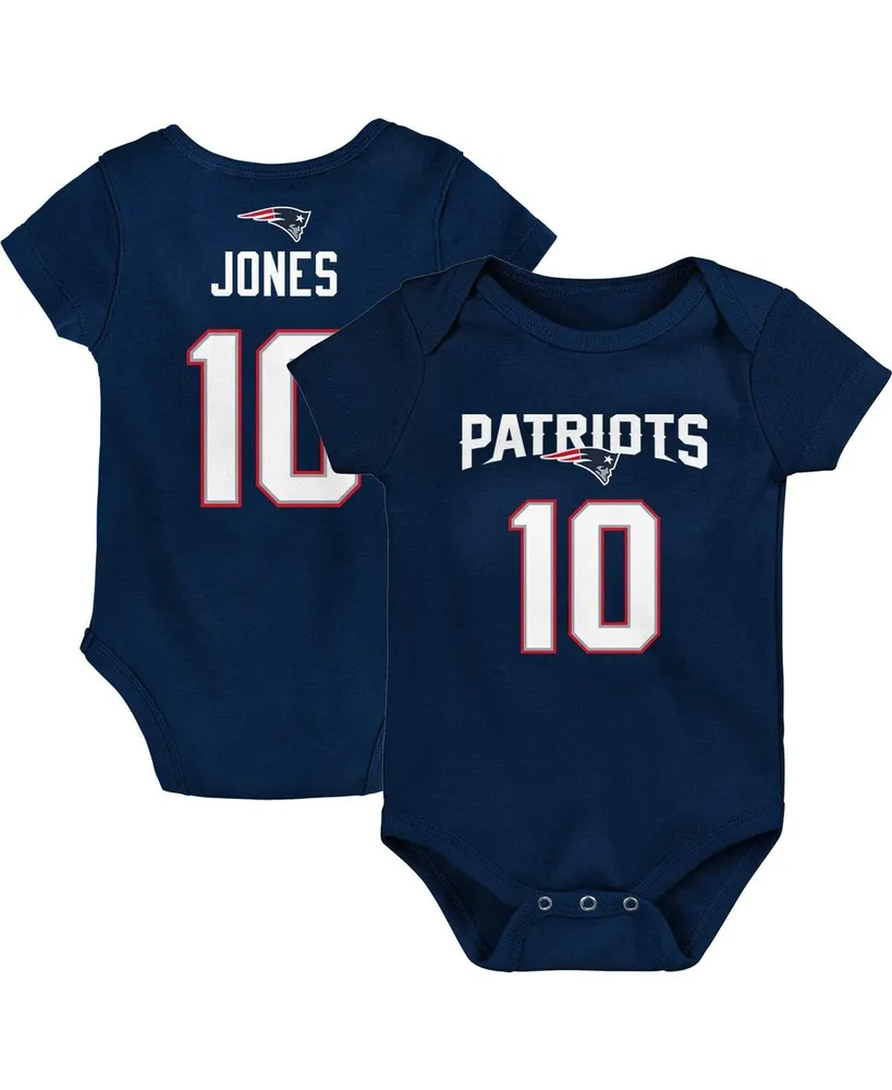 Lids Mac Jones New England Patriots Youth Mainliner Name & Number T-Shirt -  Navy