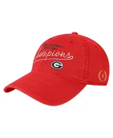 Men's Legacy Athletic Red Georgia Bulldogs College Football Playoff 2022 National Champions Adjustable Hat