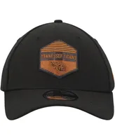 Men's New Era Black Tennessee Titans Gulch 39Thirty Flex Hat