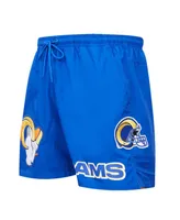 Men's Pro Standard Royal Los Angeles Rams Woven Shorts
