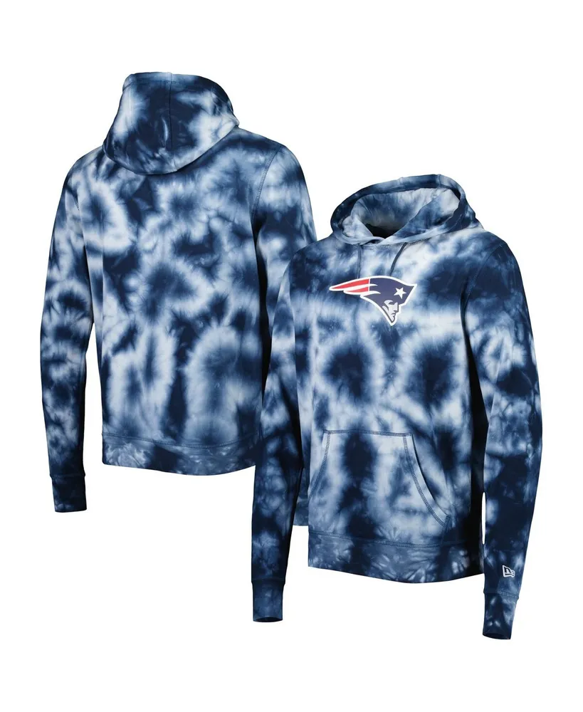 Men's New Era Navy New England Patriots Combine Authentic Split Defense  Pullover Hoodie