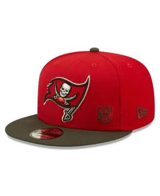 Men's New Era Red, Pewter Tampa Bay Buccaneers Flawless 9FIFTY Snapback Hat