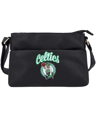 Women's Foco Boston Celtics Logo Script Crossbody Handbag