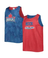 Men's Foco Blue, Red Toronto Rock Reversible Mesh Tank Top