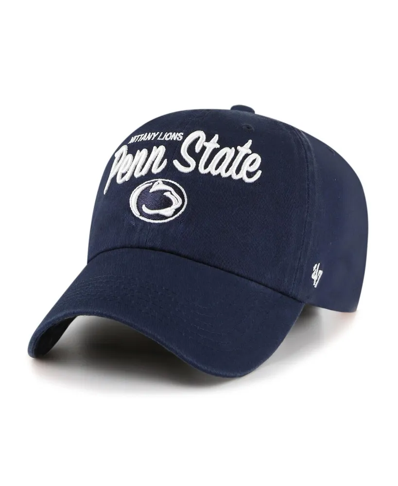 Women's '47 Brand Navy Penn State Nittany Lions Phoebe Clean Up Adjustable Hat
