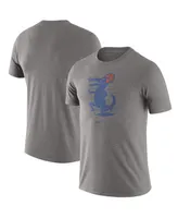 Men's Nike Heathered Gray Florida Gators Old-School Logo Tri-Blend T-shirt