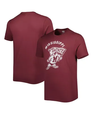 Men's '47 Brand Maroon Mississippi State Bulldogs Premier Franklin T-shirt