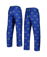 Men's Concepts Sport Royal Florida Gators Logo Flagship Allover Print Pants