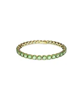 Swarovski Crystal Round Cut Matrix Tennis Bracelet