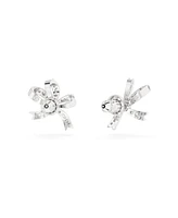 Swarovski Crystal Bow Small Volta Stud Earrings