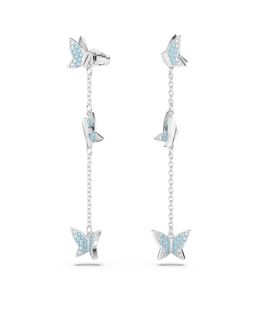 Swarovski Crystal Butterfly Lilia Drop Earrings