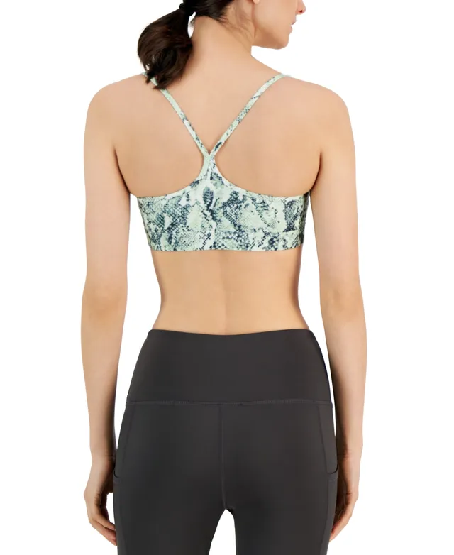 Id Ideology Women's Printed Low-Impact Bra, Created for Macy's