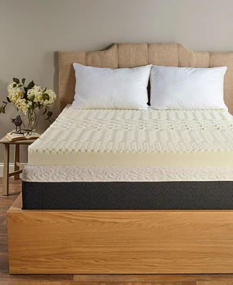 Isotonic 5 Zone 4" Memory Foam Mattress Topper