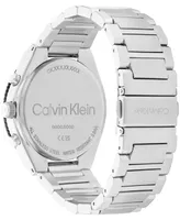 Calvin Klein Men's Silver-Tone Stainless Steel Bracelet Watch 44.5mm