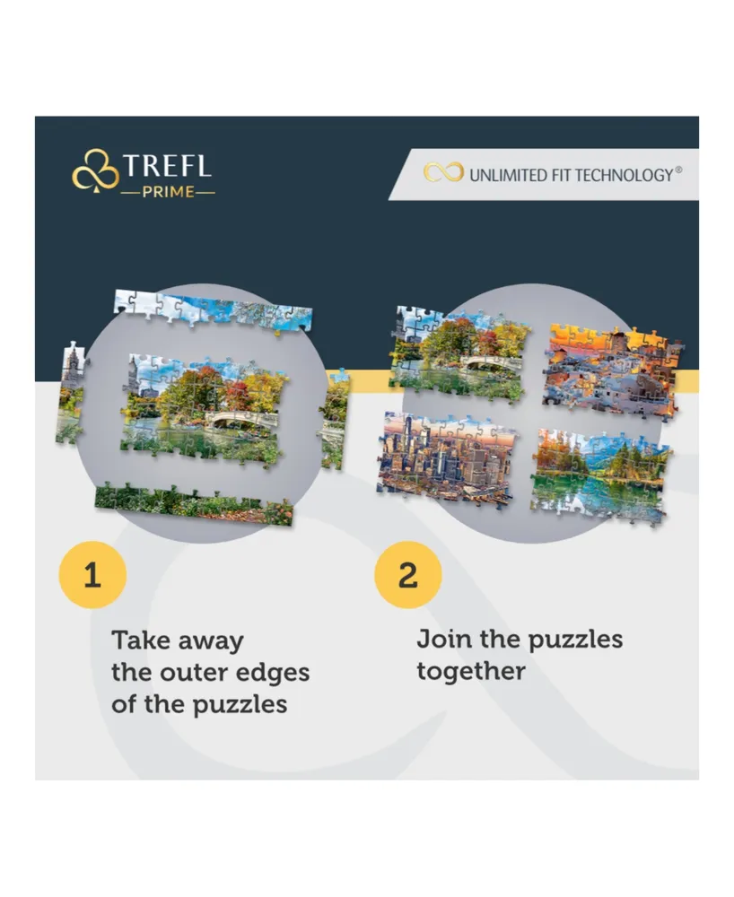 Trefl Prime 1500 Piece Puzzle- Aerial Mindblow At The End of The Road