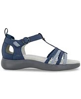 Jbu Women's Prague T-Strap Sport Sandals
