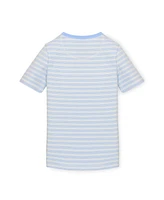 Hope & Henry Boys' Organic Cotton Short Sleeve Henley Tee, Kids