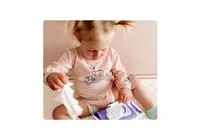 Sophie la Girafe Babycare "Tiny Traveler" Kit, Includes 4 Minis: Hair & Body Wash, Tushy Cream, Baby Lotion, Face Cream plus 6 Travel Wipes (20 count)