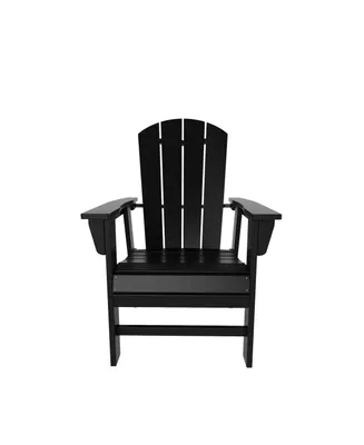 Outdoor Patio Adirondack Dining Chair Weather Resistant